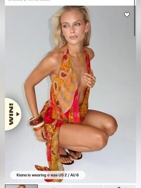 Princess Polly Snakepit Halter Plunge Mini Dress Paisley Splice